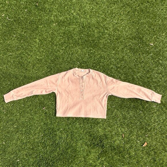 WILFRED FREE Mavis Henley Top in Coral - Picture 1 of 1